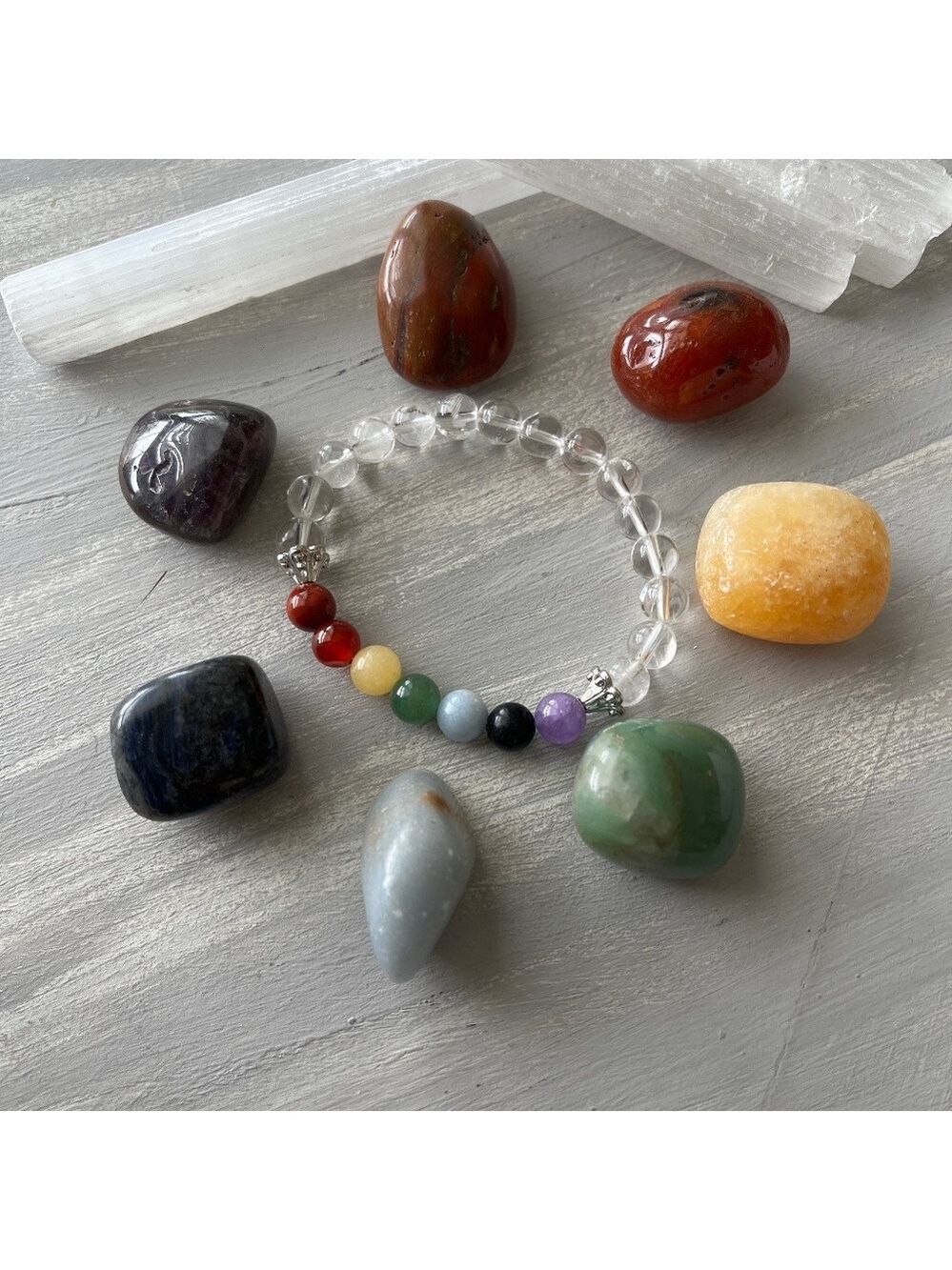 Chakras Polished Stone Bundle